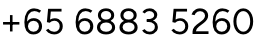65 6883 5260